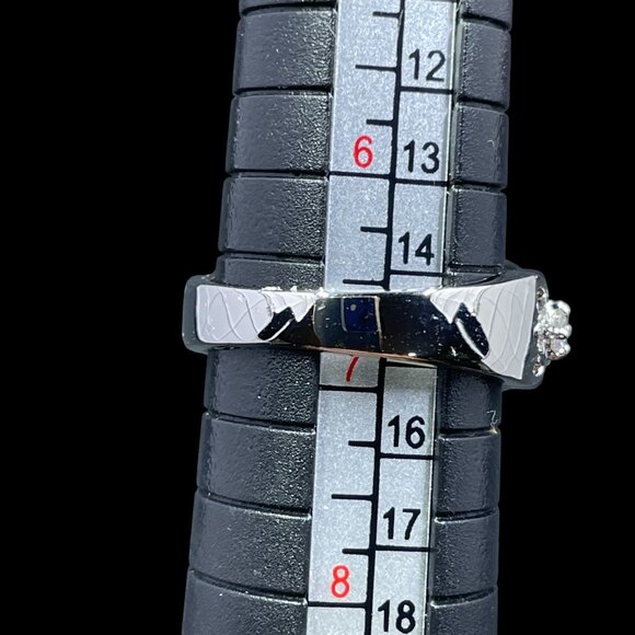 Swarovski Marquise Ring White Gold SZ 7 Romantic Coquette Glam Vintagecore Bling - Picture 8 of 9